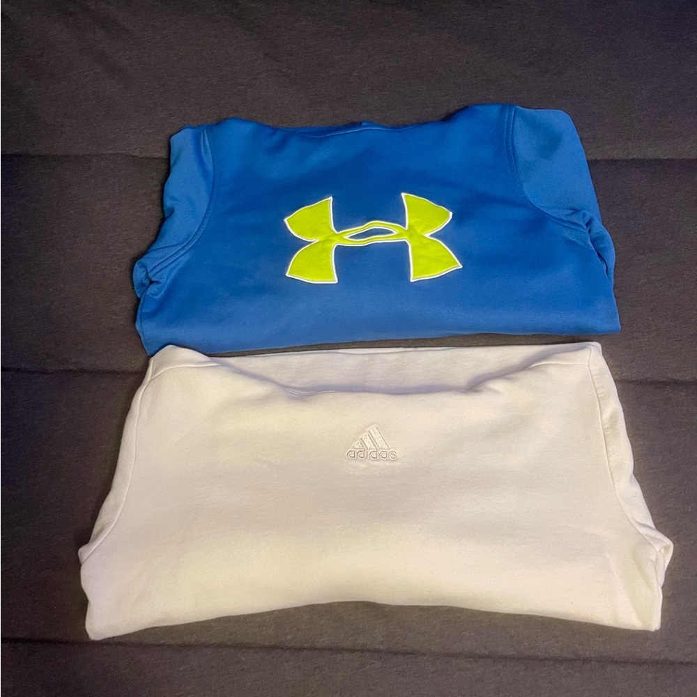Under Armour and Adidas Kids Sweatshirts